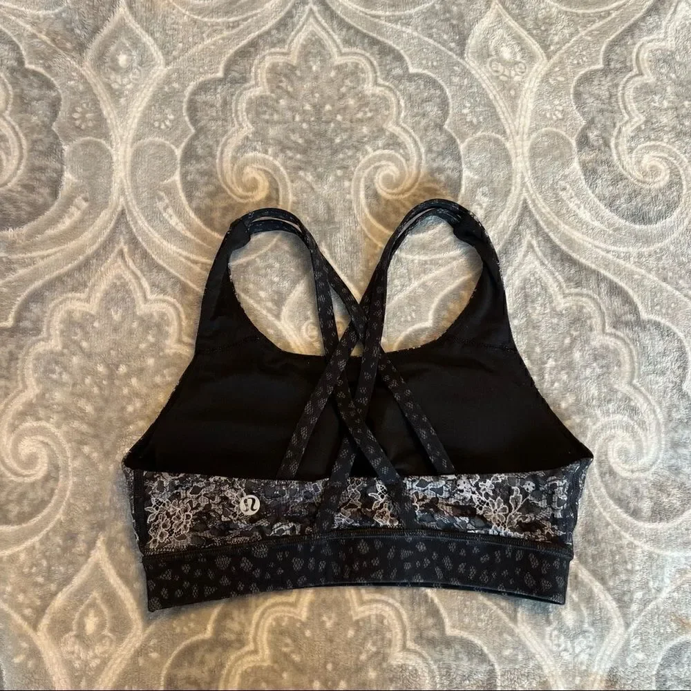 Lululemon floral energy sports bra